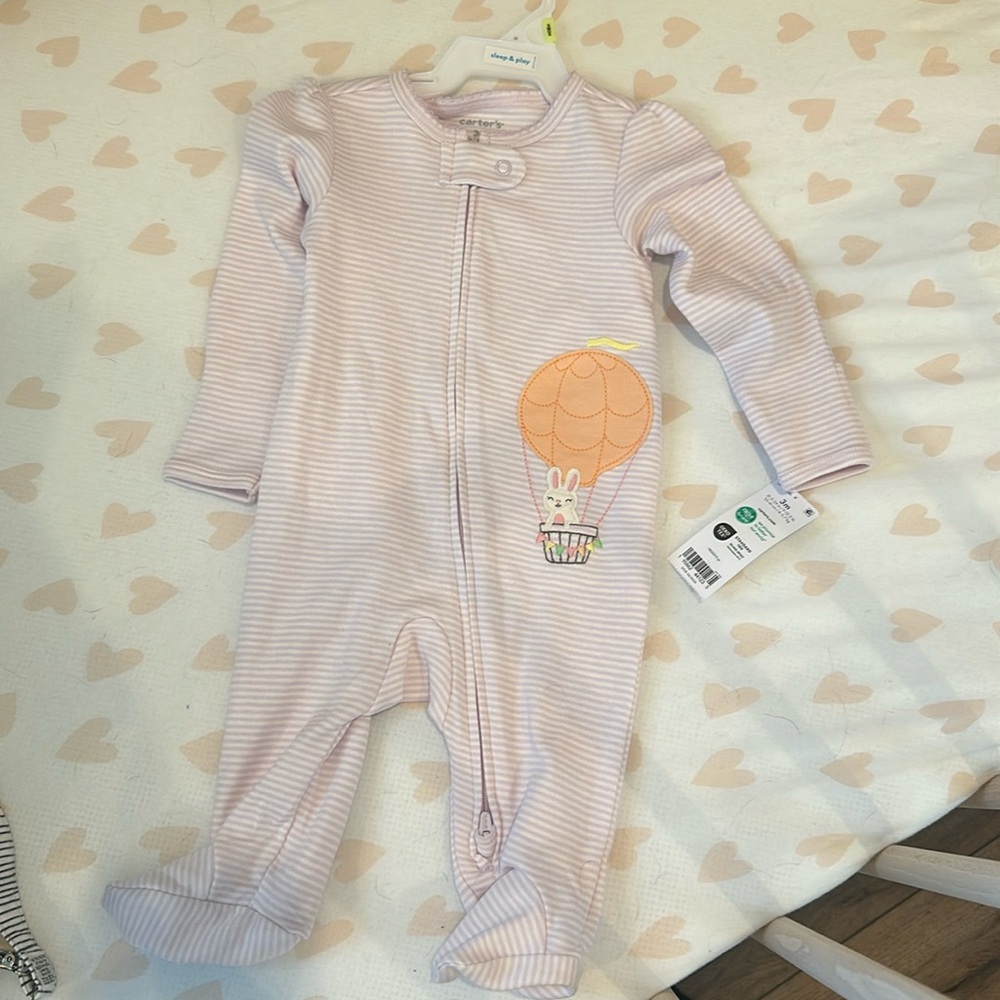 Carters, PJs, 3 month